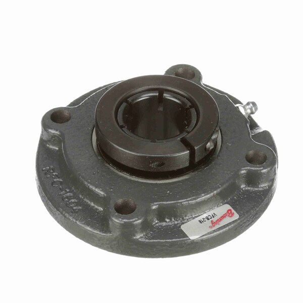 Browning Mounted Cast Iron Flange Cartridge Ball Bearing, 52100 Bearing